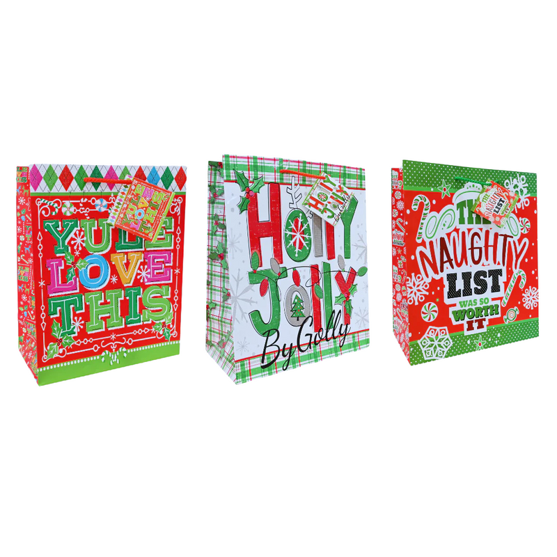 Ronis Giftbag Big Bold Greetings Large Assorted