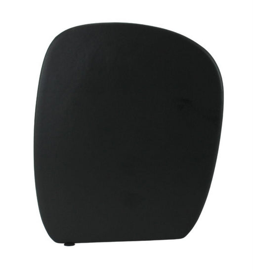 Gigi vase 16x5x19cm black slim modern decorative vase for small stems and minimalist shelf or console styling