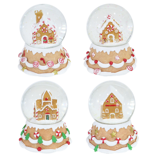 Ronis Gingerbread House Waterball 65mm Assorted