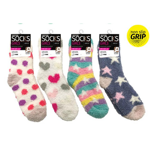 Girls Microfiber Socks Brights 2