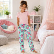 Girls PJ lounge pants with pockets in assorted designs, made for soft, cosy comfort during sleep and everyday lounging. – thumbnail