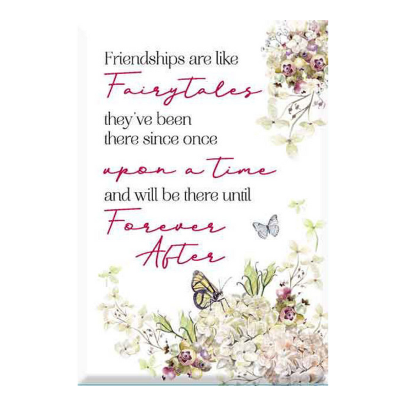 Ronis Glass Plaque Friendship 13x9