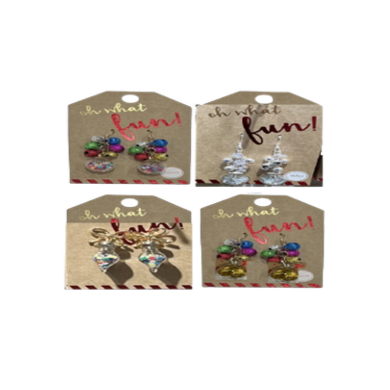Ronis Glass Bauble Earrings Assorted