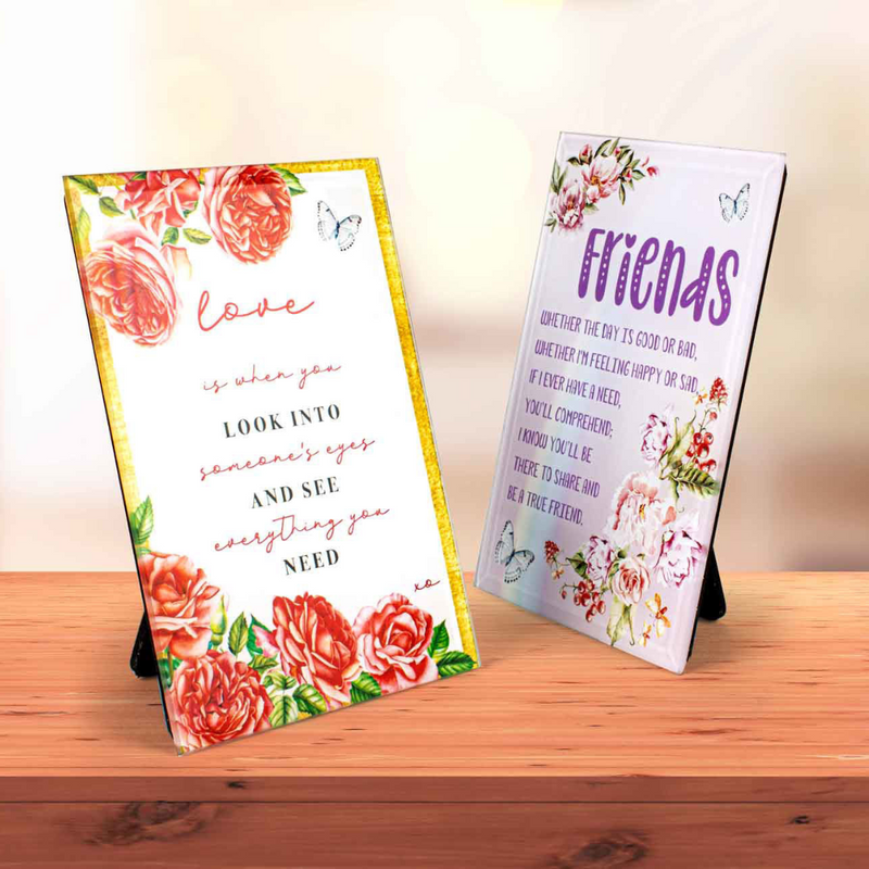 Ronis Glass Plaques Assorted