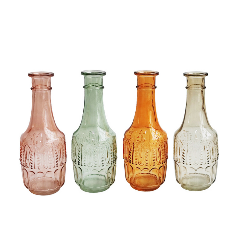 Ronis Glass Vase 11x11x28cm Assorted