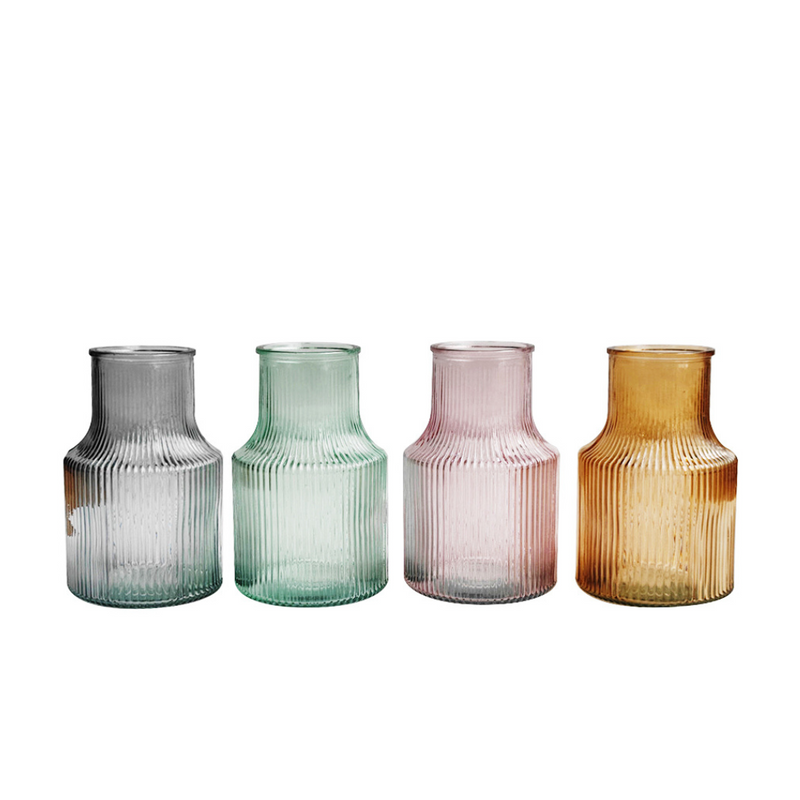 Ronis Glass Vase 13x13x20cm Assorted