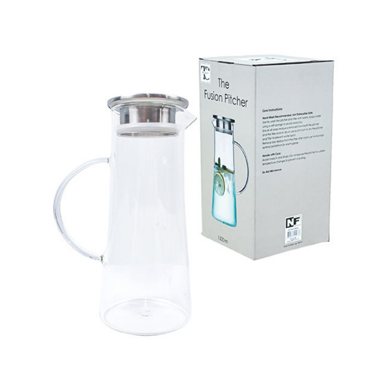 Ronis Glass and Steel Jug 1500ml