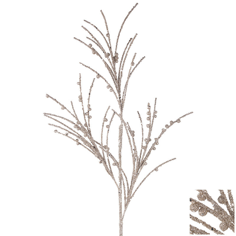 Ronis Glitter Stem 80cm Champagne