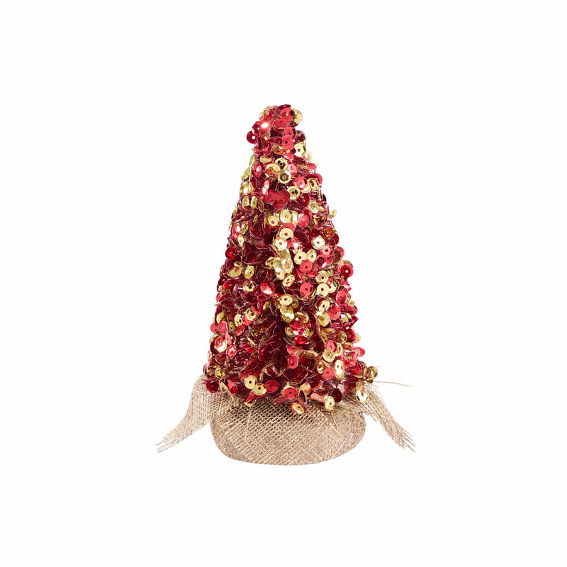 Ronis Glitter Tree 13.5cm Red