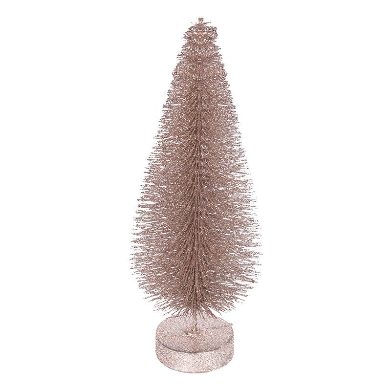 Ronis Glitter Tree 30cm Champagne