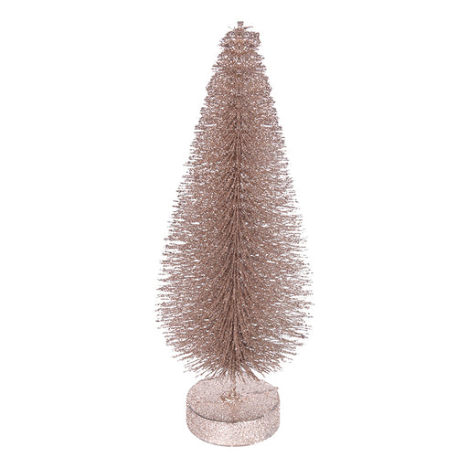 Ronis Glitter Tree 30cm Champagne
