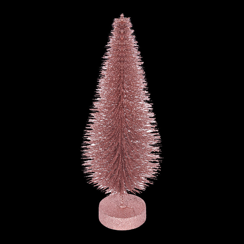 Ronis Glitter Tree 30cm Rose Gold