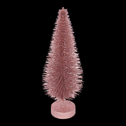 Ronis Glitter Tree 30cm Rose Gold