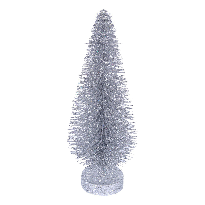 Ronis Glitter Tree 30cm Silver