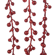 Ronis Glitter Berry Drop 118cm Red
