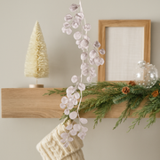 Silver Glitter Garland 120cm Christmas decorative garland