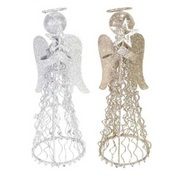 Ronis Glitter Metal Angel 20cm Assorted – thumbnail