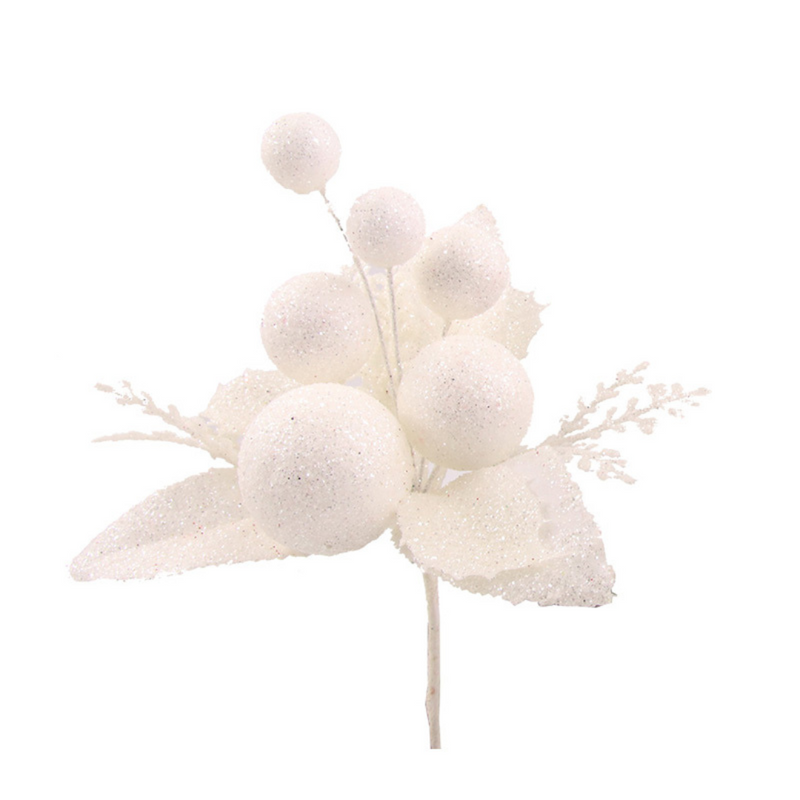 Ronis Glitter Pick 14cm Red White Assorted