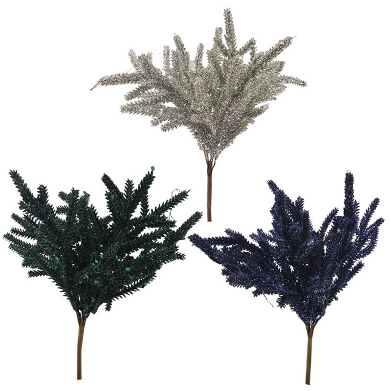 Ronis Glitter Pick 14cm Royal Blue Emerald Platinum Assorted