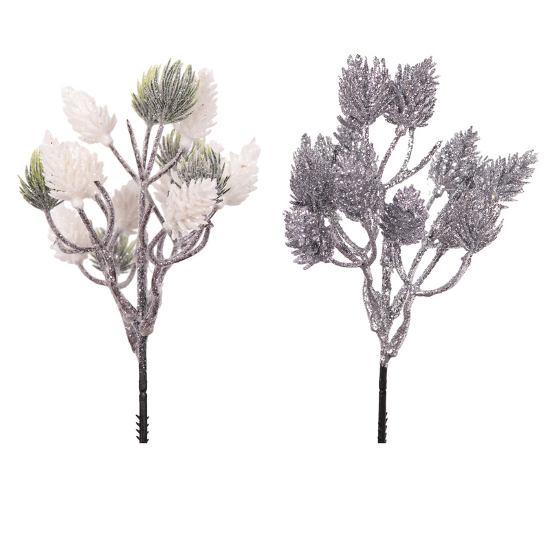 Glitter Pick 28cm Silver White AssortedRonis Glitter Pick 28cm Silver White Assorted