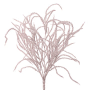 Silver glitter spray 50cm decorative pick for Christmas and events – thumbnail