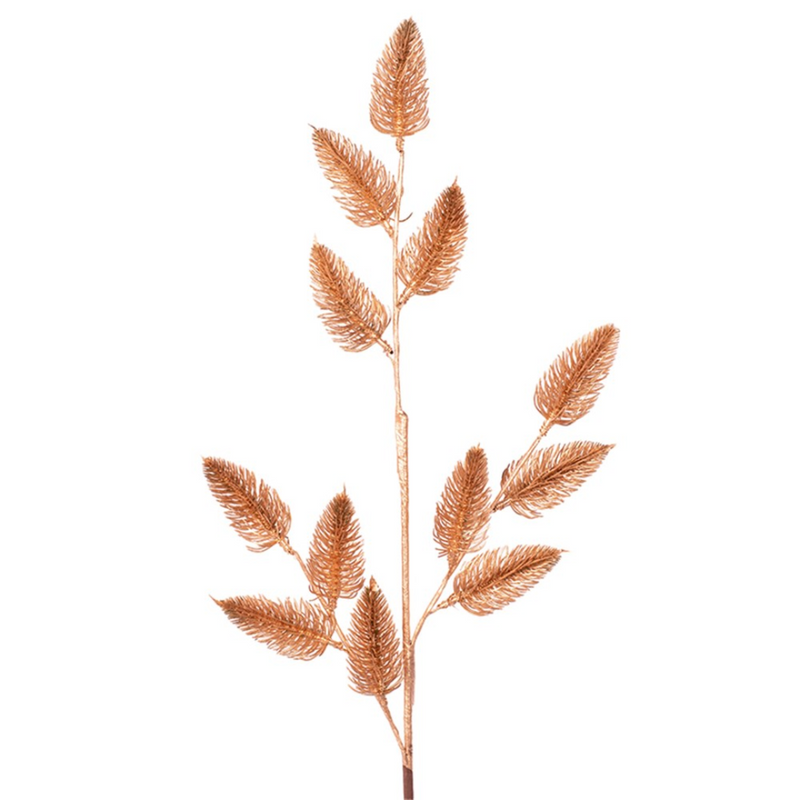 Champagne Glitter Decorative Stem – 72cm artificial Christmas decoration