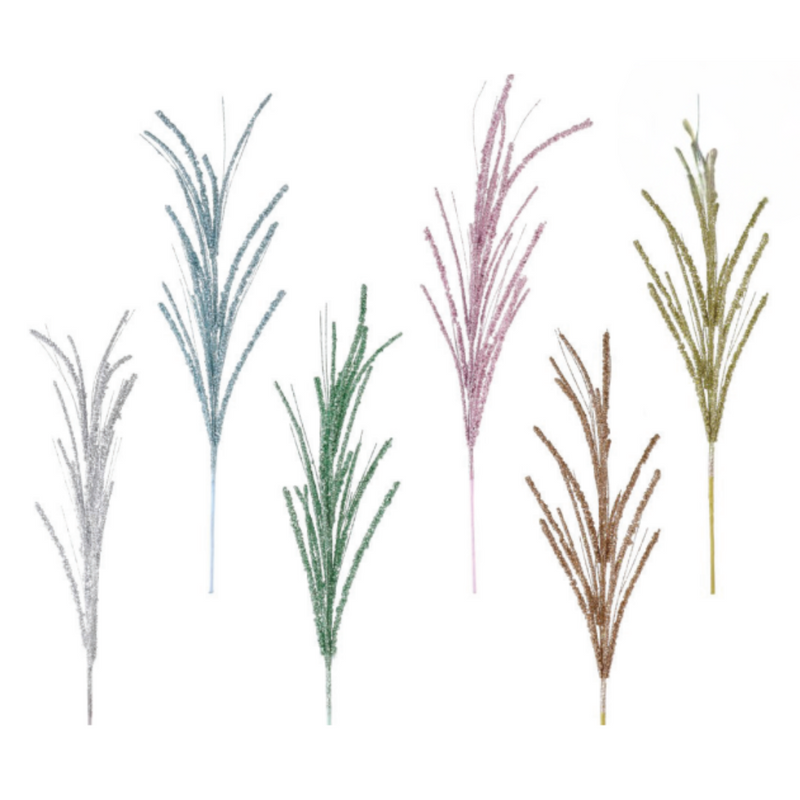 Ronis Glitter Willow Spray 76cm Assorted