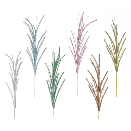 Ronis Glitter Willow Spray 76cm Assorted