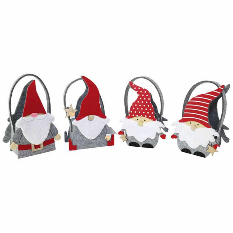 Ronis Gnome Bucket Felt 4 Asstd