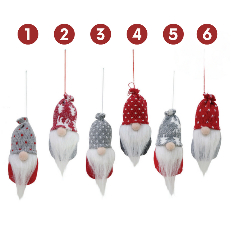 Ronis Gnome Knitted Beanie 10cm 6 Asstd