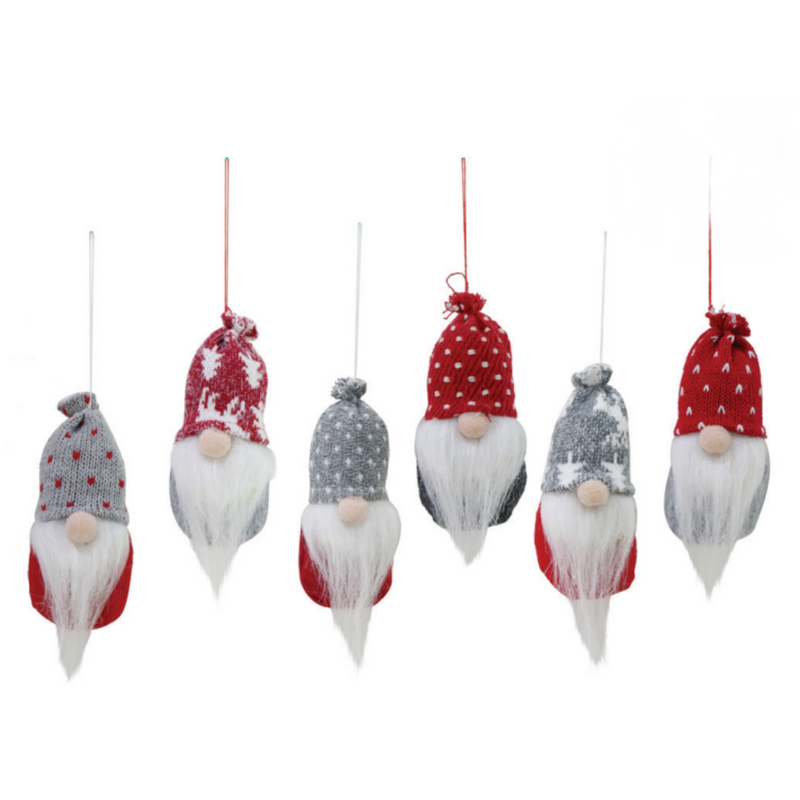 Ronis Gnome Knitted Beanie 10cm 6 Asstd