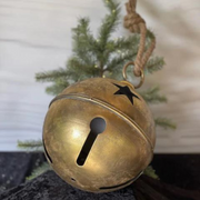 Ronis Gold Antique Metal Bell 24cm – thumbnail