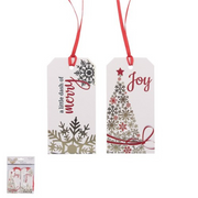 Ronis Gold Christmas Gift Tag 12pk 5x10cm 2 Asstd – thumbnail