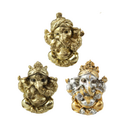 Gold Ganesh on Display 7cm assorted mini decorative figurines