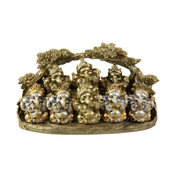Gold Ganesh on Display 7cm assorted mini decorative figurines