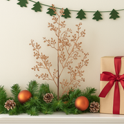 Gold Glitter Decorative Stem – 72cm artificial Christmas decoration