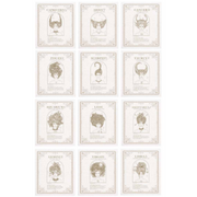 Ronis Golden Zodiac Plaques 14x12x0.9cm Assorted