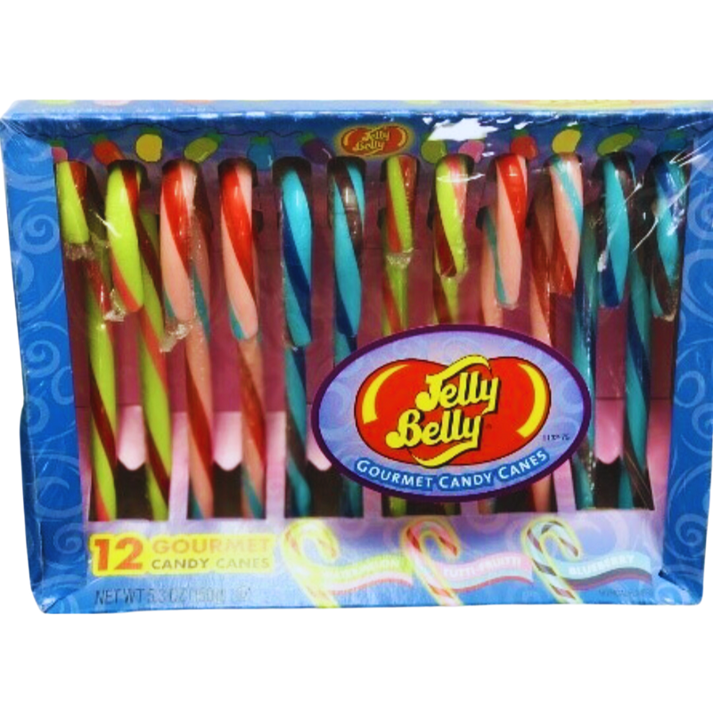 Gormet Jelly Beans Candy Canes Assorted Fruit Flavours