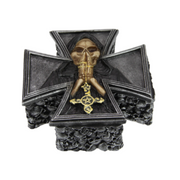 Ronis Gothic Skull Trinket Box 14cm – thumbnail