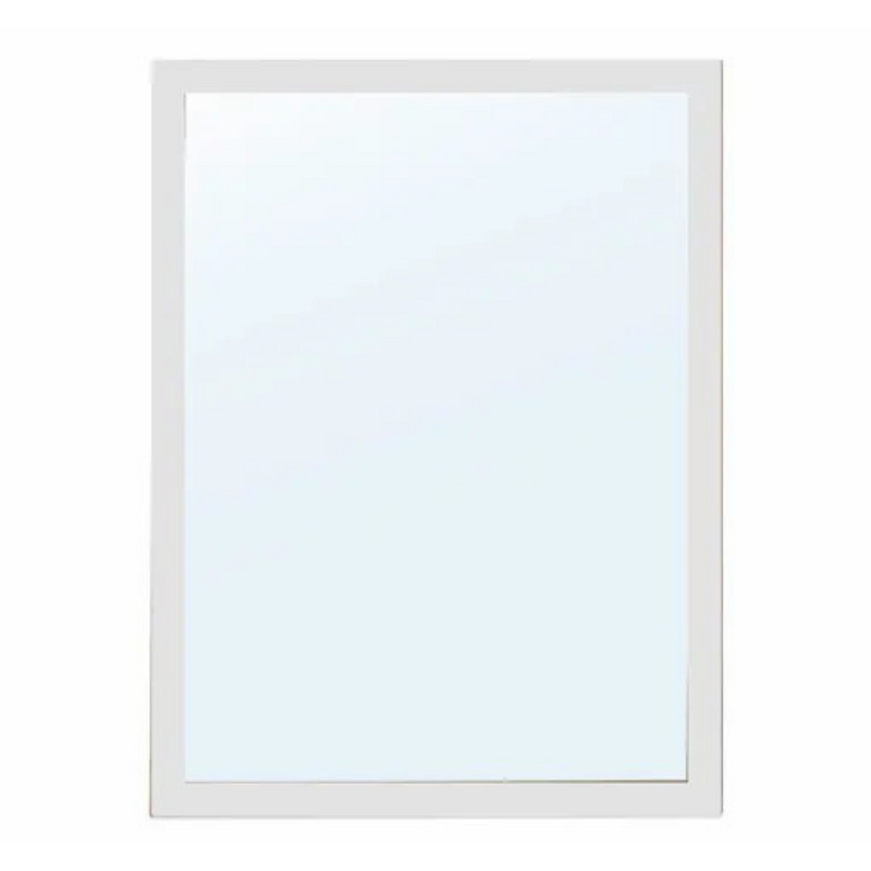 Grace door mirror 55x75cm white framed wall or door mirror for bedroom and hallway