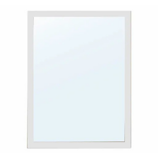Grace door mirror 55x75cm white framed wall or door mirror for bedroom and hallway