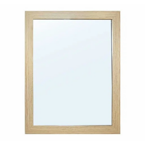 Grace wall mirror 35x45cm with natural frame small decorative wall mirror for entryway, hallway or bathroom