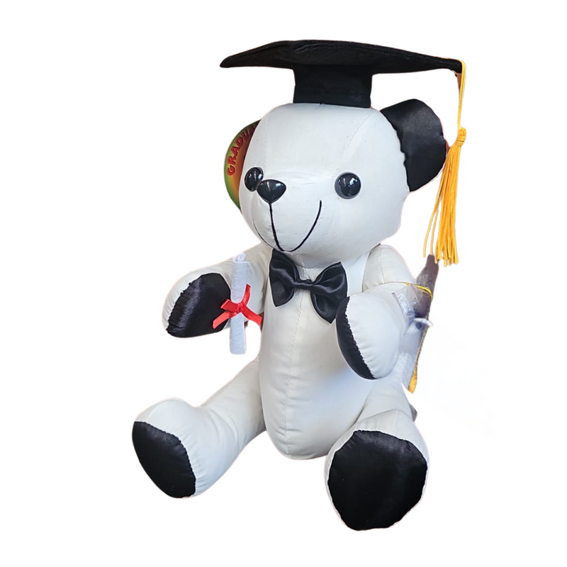 Ronis Graduation Bear Cap + Permanent Marker 27cmH