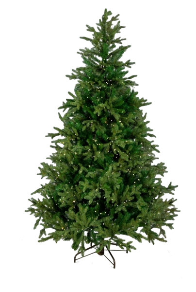 Grand Spruce 210cm Pre-Lit Artificial Christmas Tree – Realistic Full Shape with Warm LED Lights