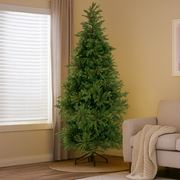 Grand Spruce 210cm Pre-Lit Artificial Christmas Tree with Warm White LED Lights and Full Realistic Branches