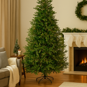 Grand Spruce Pre-Lit Christmas Tree 210cm, a luxurious and lifelike centerpiece for your festive décor