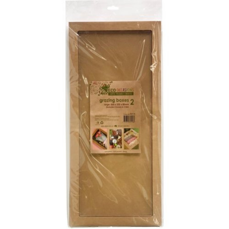 Ronis Grazing Box Large Kraft 2pc