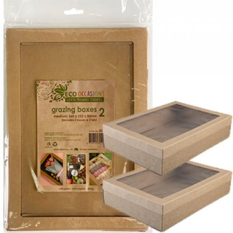 Ronis Grazing Box Medium Kraft 2pc