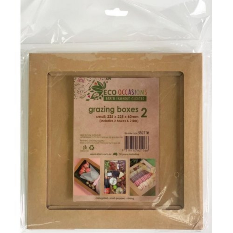 Ronis Grazing Box Small Kraft 2pc