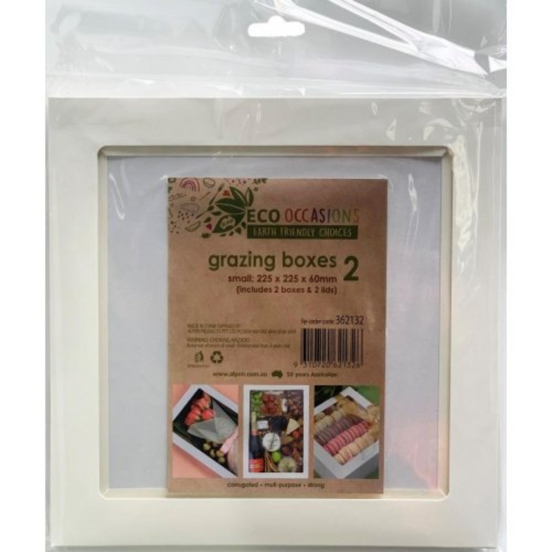 Ronis Grazing Box Small White 2pc